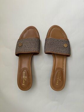 Eric Javits New York Woven Bellport Kitten Heels